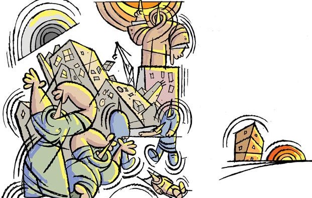 ভাবমূর্তি (সূত্রঃ http://www.livemint.com/Opinion/LsypEdxwEB1ZPG6IPEOaNJ/In-defence-of-sweat-shops.html) চিত্রনঃ Jayachandran/Mint