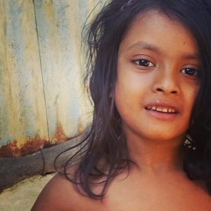 Rohingya girl at Kutupalong camp (photo: Adnan R Amin)